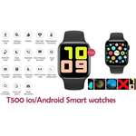T-500 Smartwatch and Bassheads 225 Wired Earphone